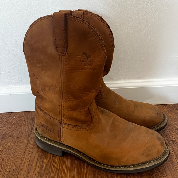 Georgia Boot Farm and Ranch Pull on Work Boot - Picture 3 of 4